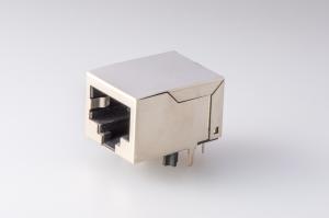 Buy cheap Shield Side Entry RJ45 Modular Jack Connector , 8p8c Telecom PCB Jack ( RoHS ) product