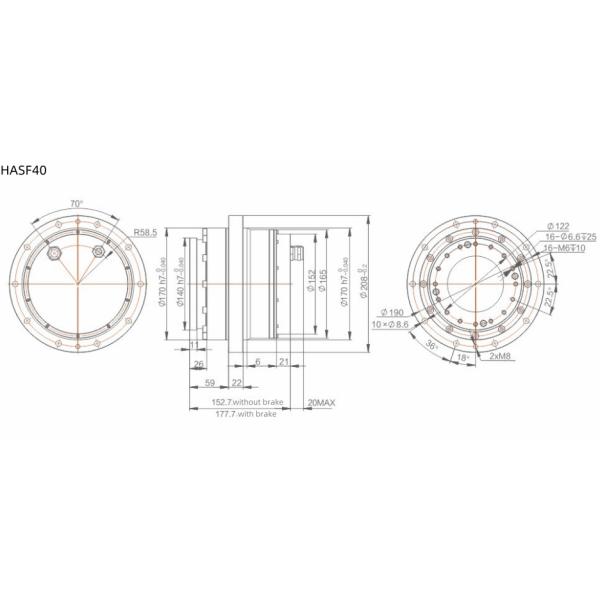 3C Automation Robot Arm Joint Motor Rotary Actuator Cylinder