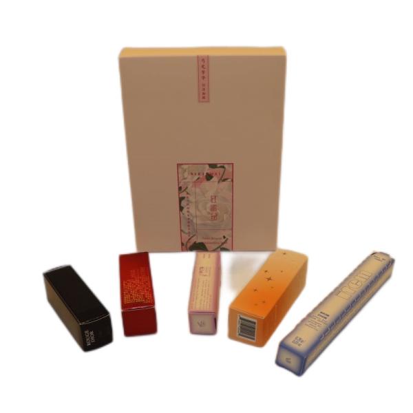 OEM Cosmetic Packing Box , Custom Lipstick Packaging Boxes Holographic Mylar Material
