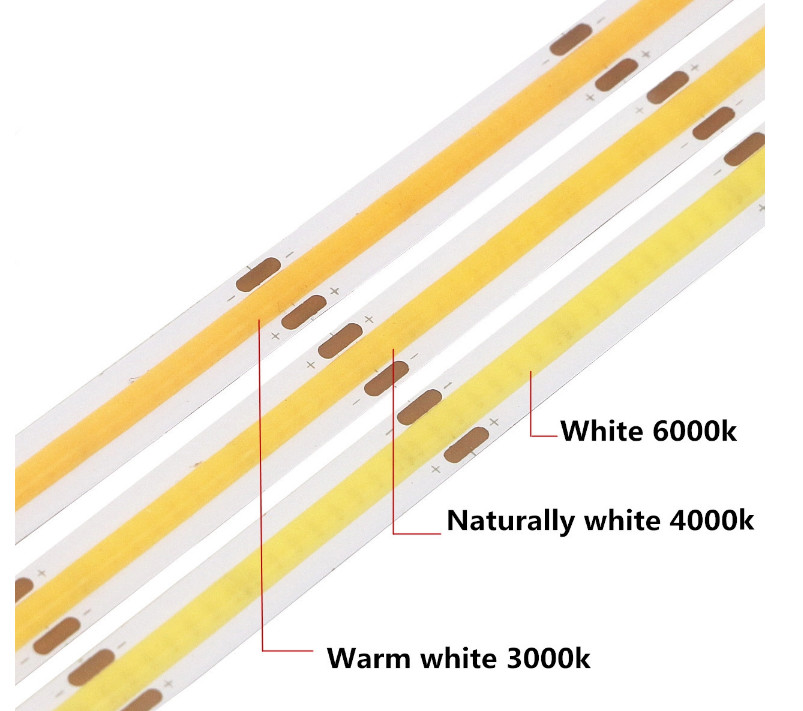 CRI90 576LEDs Dimmable Flexible COB Led Strip For Wifi Remote Control