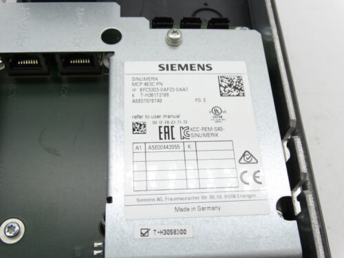 6FC5303-0AF22-0AA1 SIEMENS SINUMERIK MACHINE CONTROL PANEL MCP 483C PN PROFINET