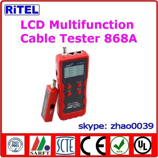 Quality All-in-1 cable tester, cable locator, network tester 838--RJ11,RJ45, Cable, 1394, USB for sale