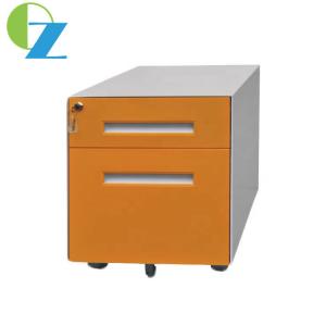 China Multipurpose 2 Drawer Rotating File Cabinet Mobile Pedestal Assembly on sale