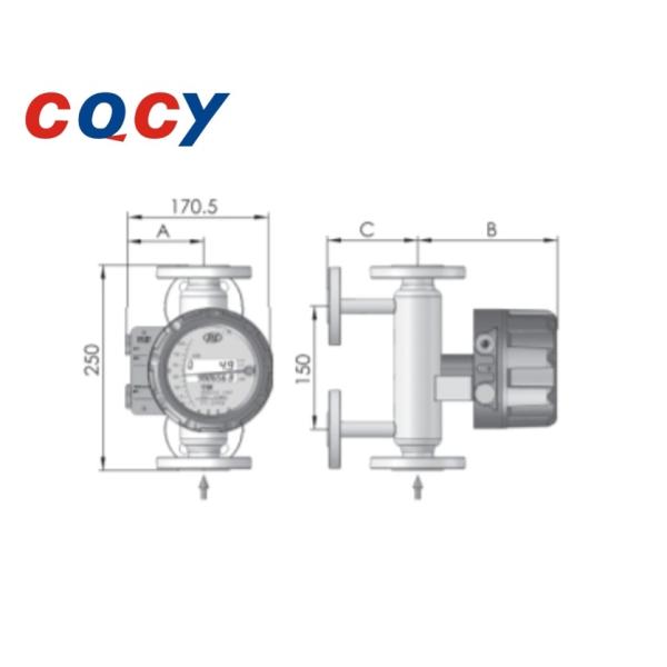 Jacket Type Metal Tube Float Flowmeter Small Volume Large Detection Range/High Pressure, Strong Corrosion)