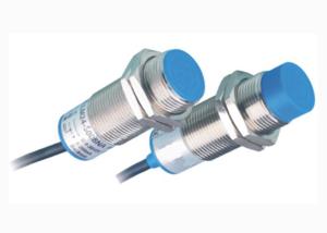 Small Inductive Linear Position Sensor Xm18 With Aviation Connector DC 15V - 30V