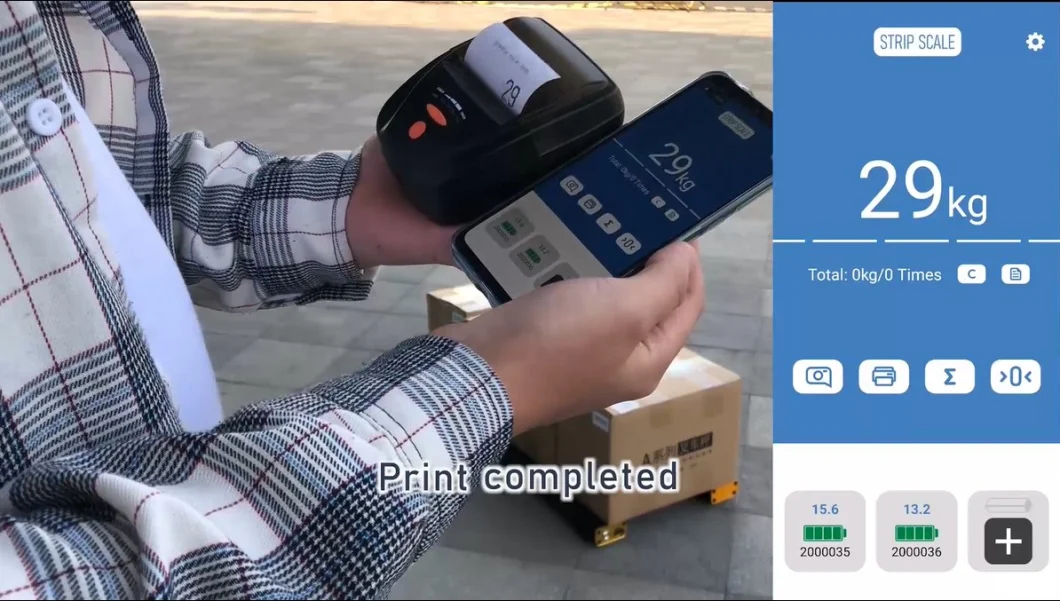 Android System Portable Beam Scale , Industrial Pallet Weighing Scales 1500kg industrial beam scale