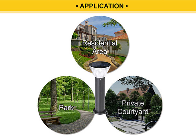 30cm Outdoor Solar Lawn Lights Induction Led Landscape Round