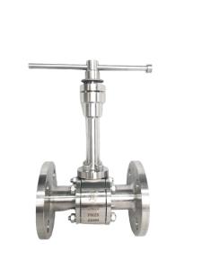 Flange End Cryogenic Ball Valve SS304 DN40 Logo Customization Available