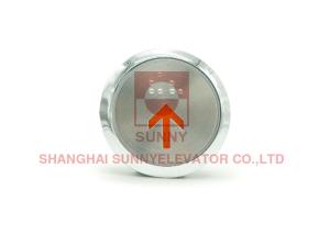 Buy cheap Round Lift Elevators Parts Elevator Switch Push Button With Braille product