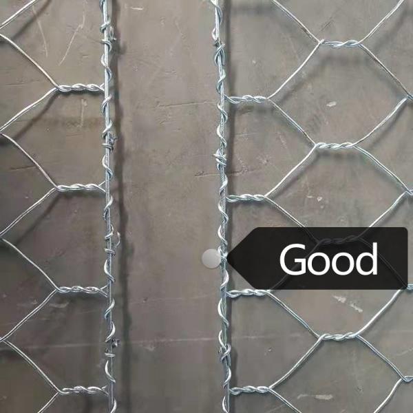 4*1*1m Zn Aluminum Hexagonal Gabion Wire Mesh Galfan Galvanized Netting Walls Construction