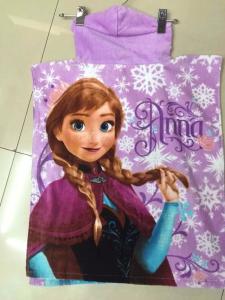 China Cartoon Baby Bathrobe Children Cloak Hooded Towel Bathrobe Towel 100% Cotton on sale