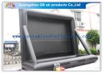 Custom Frame Style Inflatable Movie Screen / Theater Screen For Outside Garden