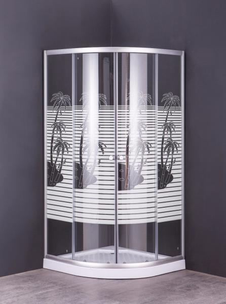 Quality Sliding Glass Door Shower Enclosure , Bathroom Shower Stalls Easy Installation for sale