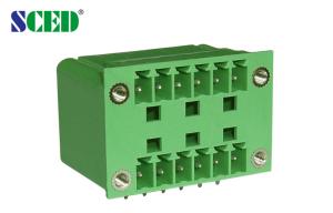 Buy cheap Male Sockets Header , Pitch 3.81mm 300V 8A 2 × 2P - 20 × 2P Pluggable Terminal Block product