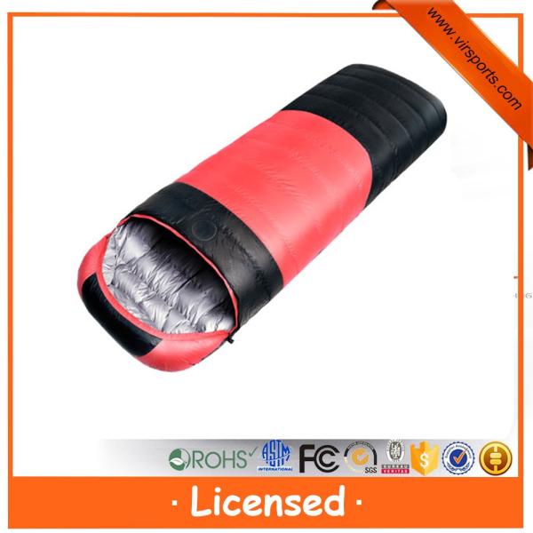 wholesale envelope sleeping bag Flannel Lined Cheap Sharp Sleeping Bag -15 Degree for adult camping