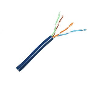 China Solid Copper 4 Pair 8 Cores Flexible Network Cable HDPE Insulated PVC Sheathed Cat 5e UTP Lan on sale