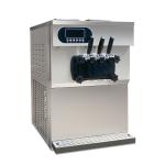 36l Tabletop Commercial Soft Serve Ice Cream Machine 3 Flavor Ice Cream Cone
