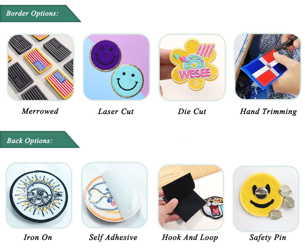 Souvenir Sports Badge Embroidery , 3.5'' Height Iron On Patches For Beanies
