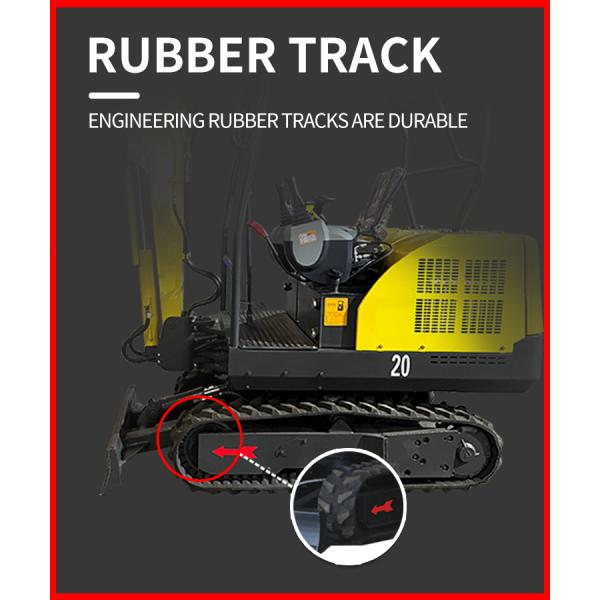 Hydraulic Mini Compact Crawler Excavator 2 Ton with Changchai 390 Engine