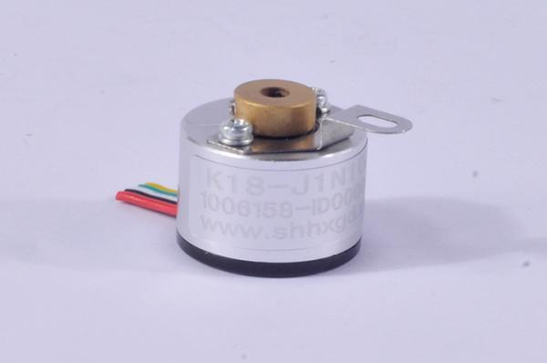 Quality Mini Size Hollow Shaft Encoder , K18 Incremental Rotary Encoder 500 Resolution for sale