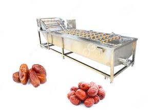 China GELGOOG Jujube Dates Fruit Washing Machine Continously High Capacity on sale