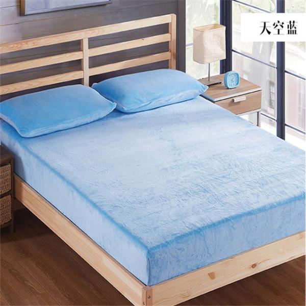 Quality Safe Rest Memory Foam Mattress Protector 100 Cotton Flannel Material Full Size Purple Color for sale
