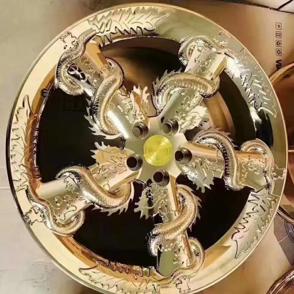 Quality Customized Color Wheels Nano Spray Chrome Plating for sale