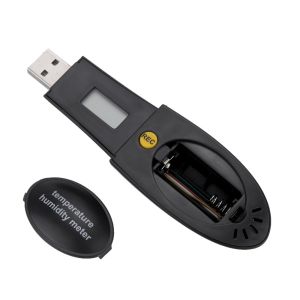 Temperature Humidity Data Logger USB Interface LCD Hygrometer Thermometer