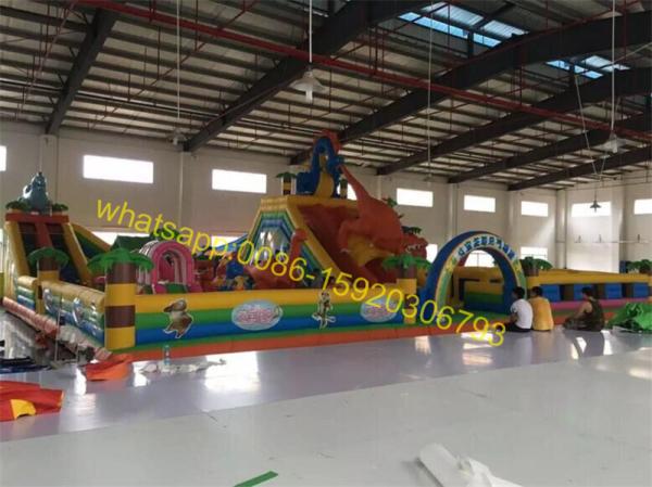 Quality stocks giant bouncy castle playground for sales for sale