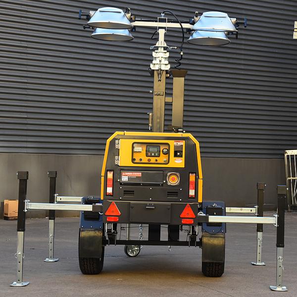 Diesel Light Tower Running Time 8hours Emergency Light Tower Trailer Mounted Light Towers