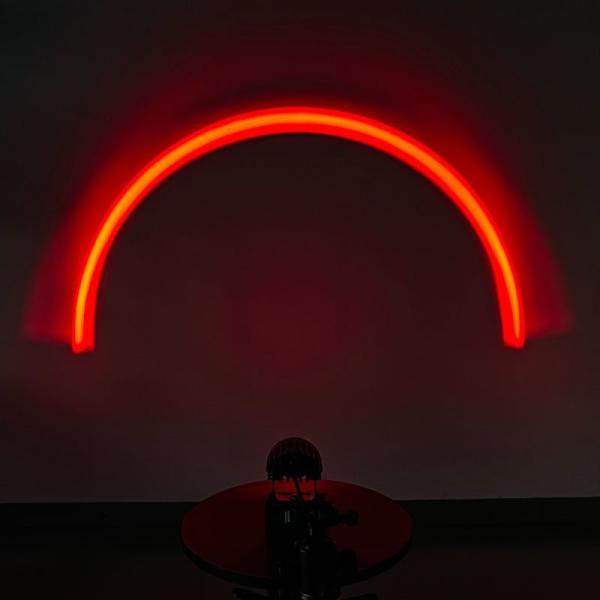 Waterproof Forklift Arc Safety Light 20W Forklift Red Side Lights Customized