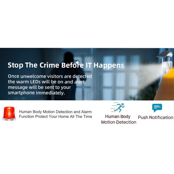 IP65 Outdoor Home Security Camera 3G 4G LTE Cellular Security Camera 2K FHD No WiFi