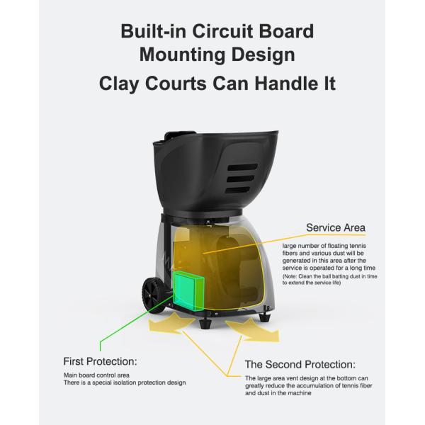 Tennis ball machine APP Control Padel PT-MAX C