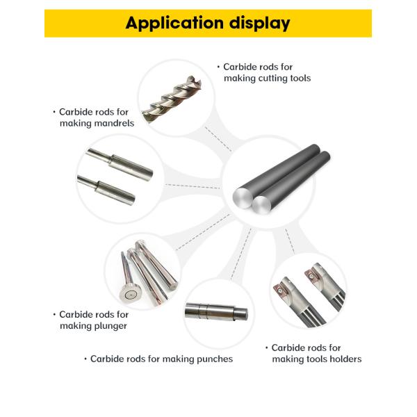 Excellent Performance Precision Cemented Solid Tungsten Carbide Round Bars Rod