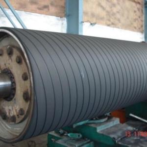 Buy cheap Rubber Covered Section Press Grooved Roll For Paper Making Machine product