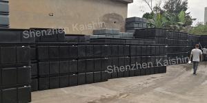 Buy cheap Square Modular Black Color HDPE Floating Pontoon Yacht Jet Ski Dock With EPS Foam product