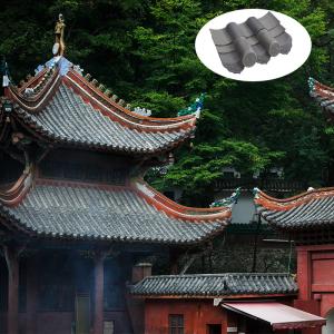 Antique Matt Chinese Clay Roof Tiles Heatproof