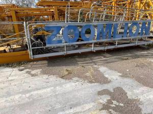 China Apply Zoomlion 6012 Used Tower Crane With 2.8m Block Mast Section And 6T Max Load on sale