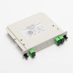 Cassette Type LGX Box PLC Splitter Insertion 1x2 1x4 1x8 With SC APC Connector
