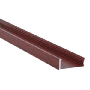 Buy cheap 6mm Aluminium Window Profiles Wood Finished For Construction product