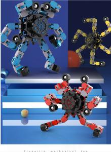 China Ergonomic Kid's DIY ABS Finger Spinning Fidget Toys on sale