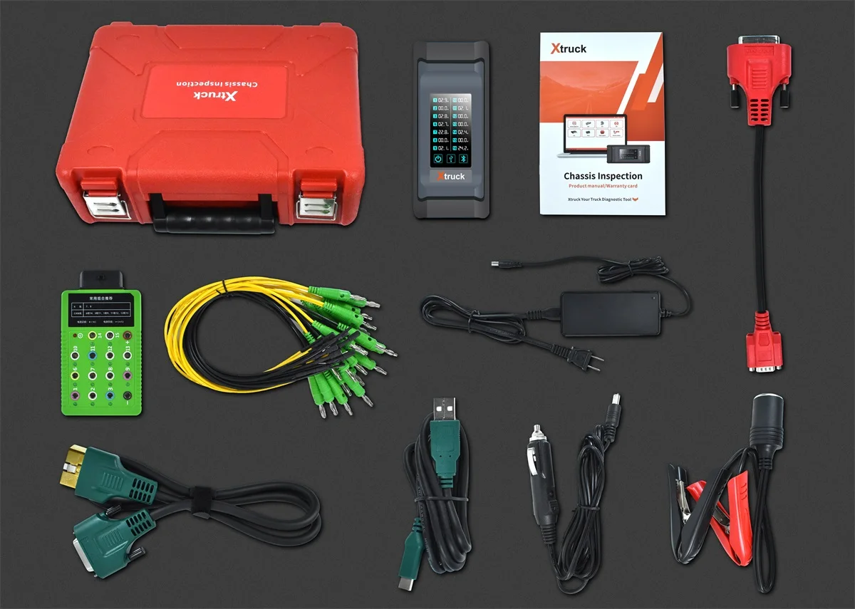 Xtruck Chassis Inspection with Getac Tablet ZF Function Reading Code for Heavy Duty Truck FAST SINOTRUK Eaton ZF WABCO