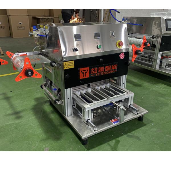 Quality 1600W 800pcs/H Automatic Table Top Tray Sealing Machine Touch Screen Display Control for sale