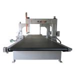 Soft conveyor work table Fully automatic Vertical knife foam cutting machine EPE