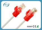 OFC Cat5e UTP Patch Cord 4 Twisted Pairs / BC CCA Red Cat5e Patch Cable