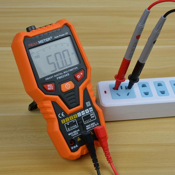 High Safety Digital Multimeter Autorange , Auto Ranging Multimeter Electrical Continuity Tester