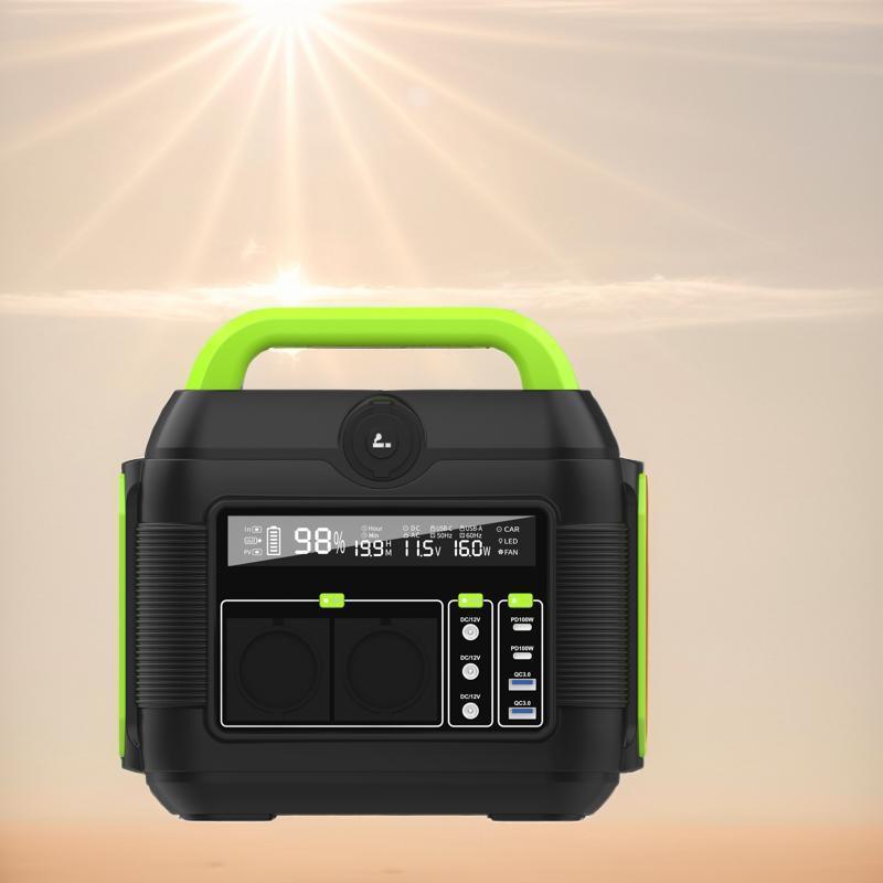 600W AC Output Portable Power Supply Emergency Energy Storage Multi-Functional Power Station