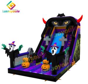 Buy cheap Halloween Inflatable Bouncer Slide Jumping Castles Slides Bouncer on Playground product