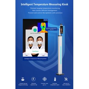 Access Control Face Recognition Body Temperature Measurement System Hands
