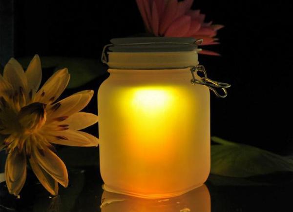 Quality solar jar solar sunjar lamp desktop sunjar solar lamp solar glass jar for sale